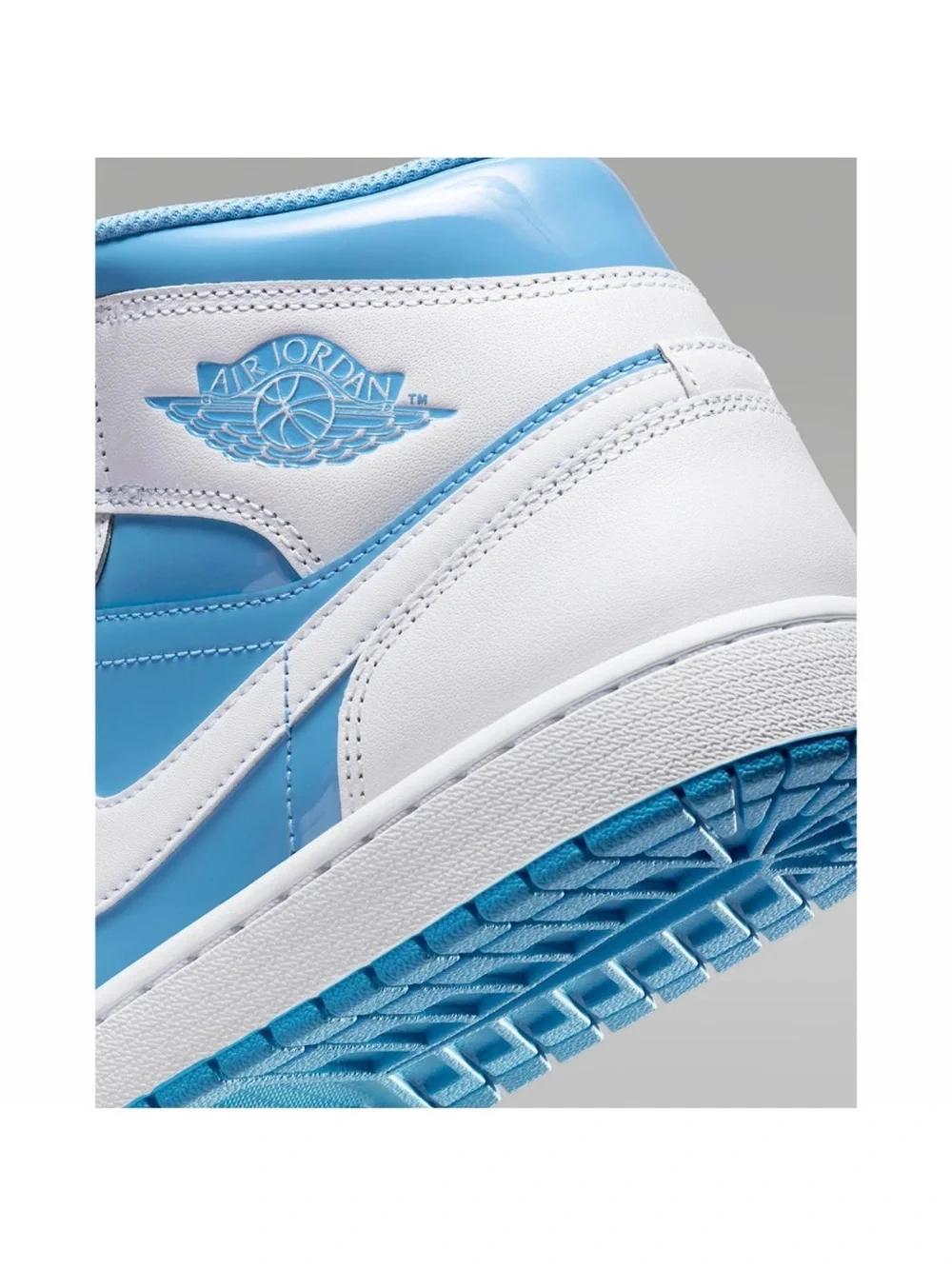NIB Nike Air Jordan 1 Mid SE FZ2142-114 Sneakers Men White Blue Leather Shoes